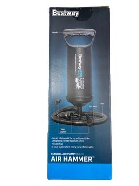 🍭$8🍭NEW BESTWAY Air Hammer Hand Pump Black